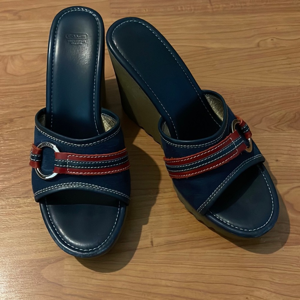 Coach wedge sandals